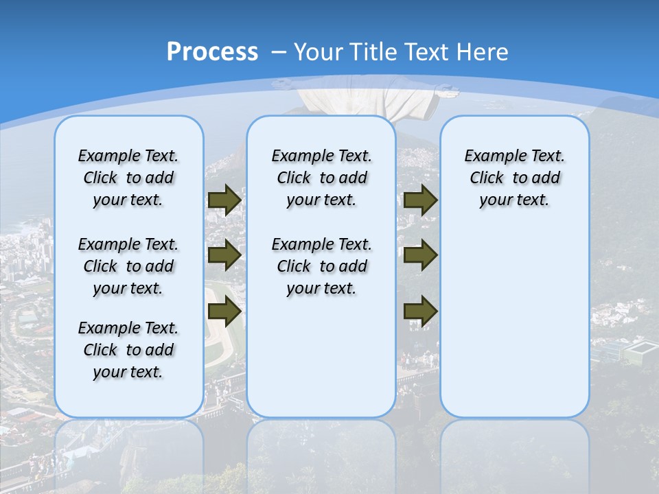 Landmark Helicopter Rio PowerPoint Template