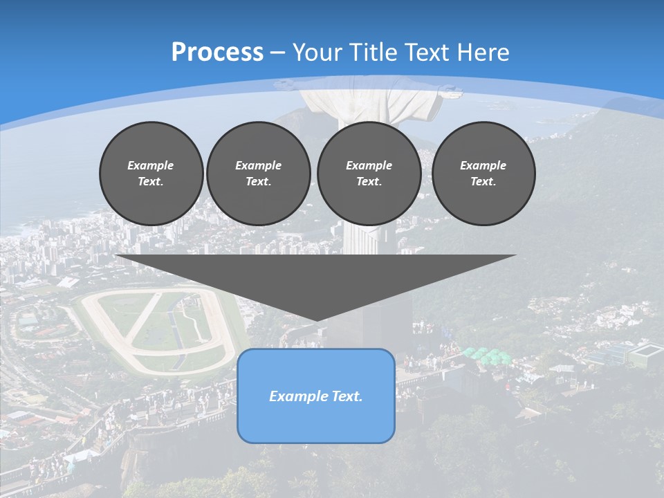 Landmark Helicopter Rio PowerPoint Template