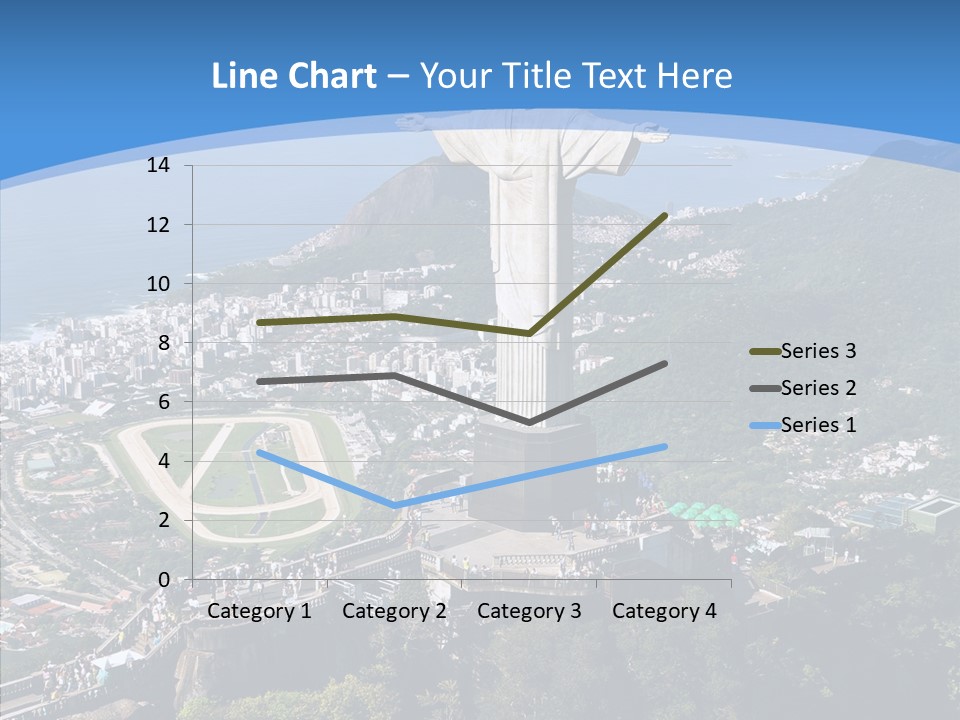 Landmark Helicopter Rio PowerPoint Template