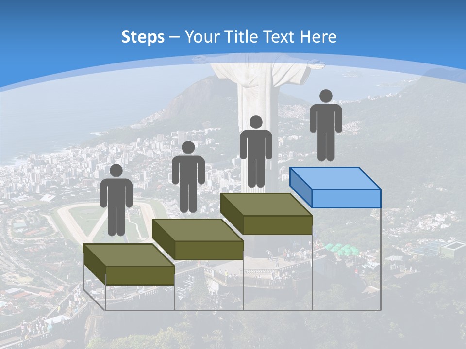 Landmark Helicopter Rio PowerPoint Template