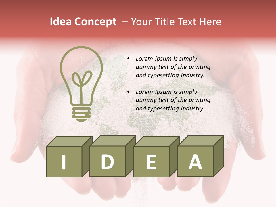 Concepts World Planet PowerPoint Template