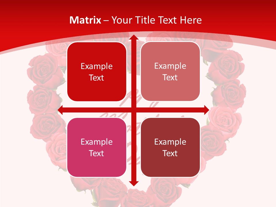 Schedule Rose Illustration PowerPoint Template