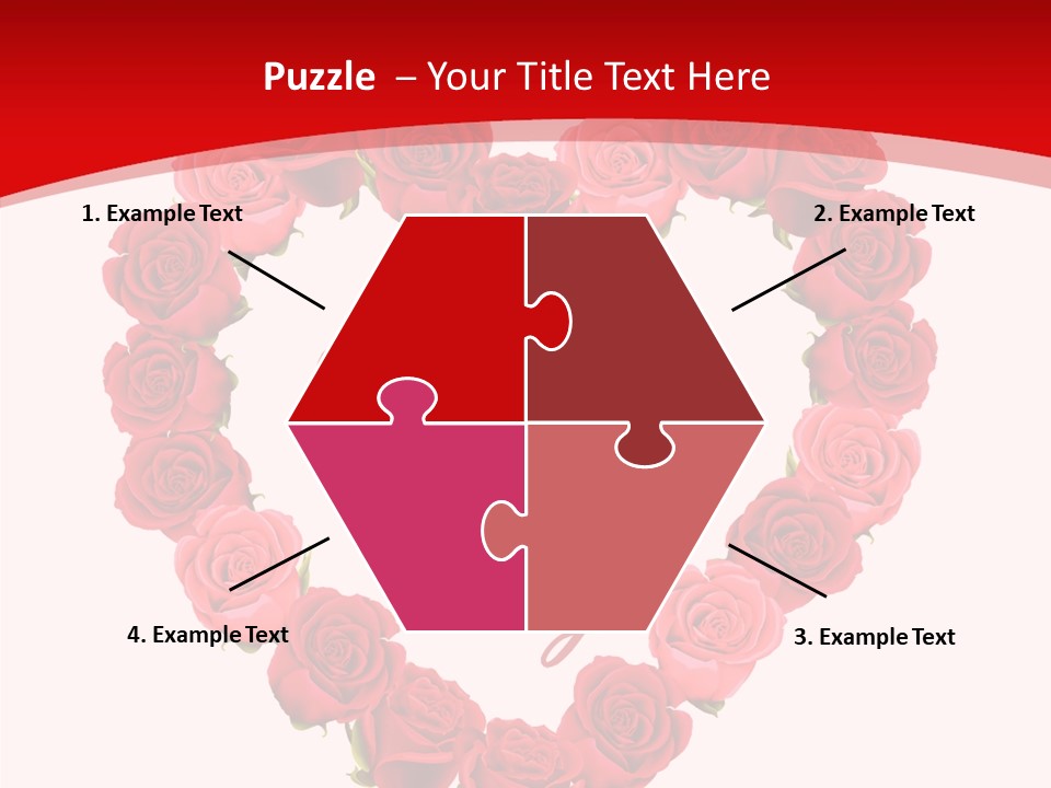 Schedule Rose Illustration PowerPoint Template