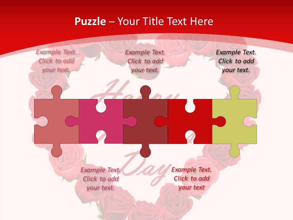 Schedule Rose Illustration PowerPoint Template