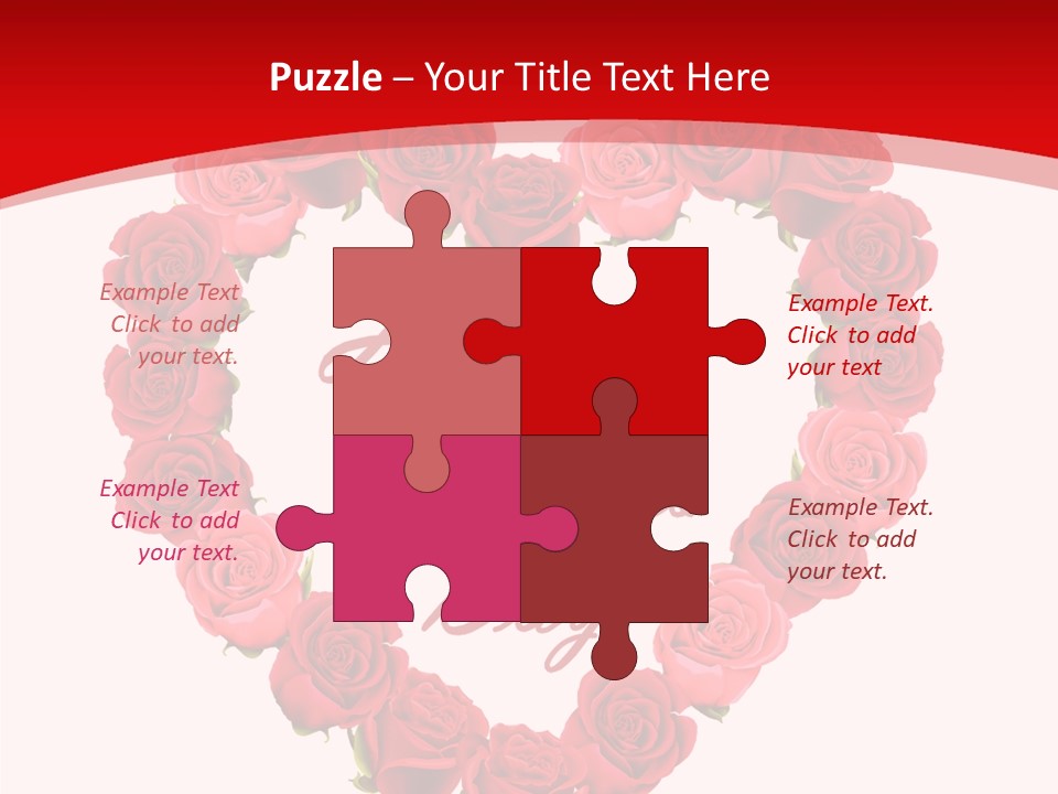 Schedule Rose Illustration PowerPoint Template