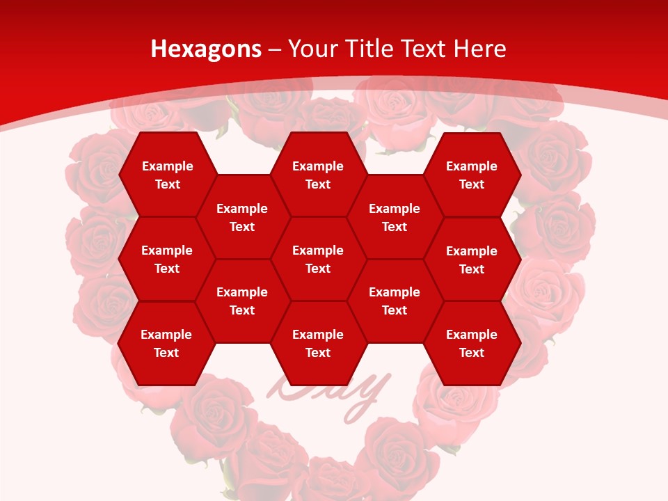 Schedule Rose Illustration PowerPoint Template