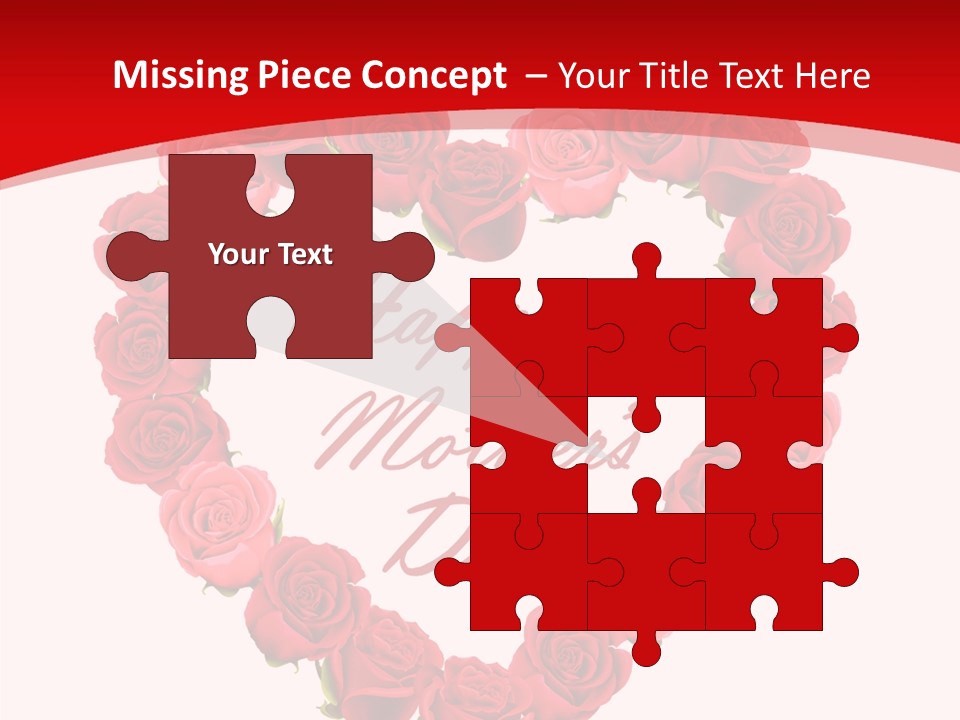 Schedule Rose Illustration PowerPoint Template