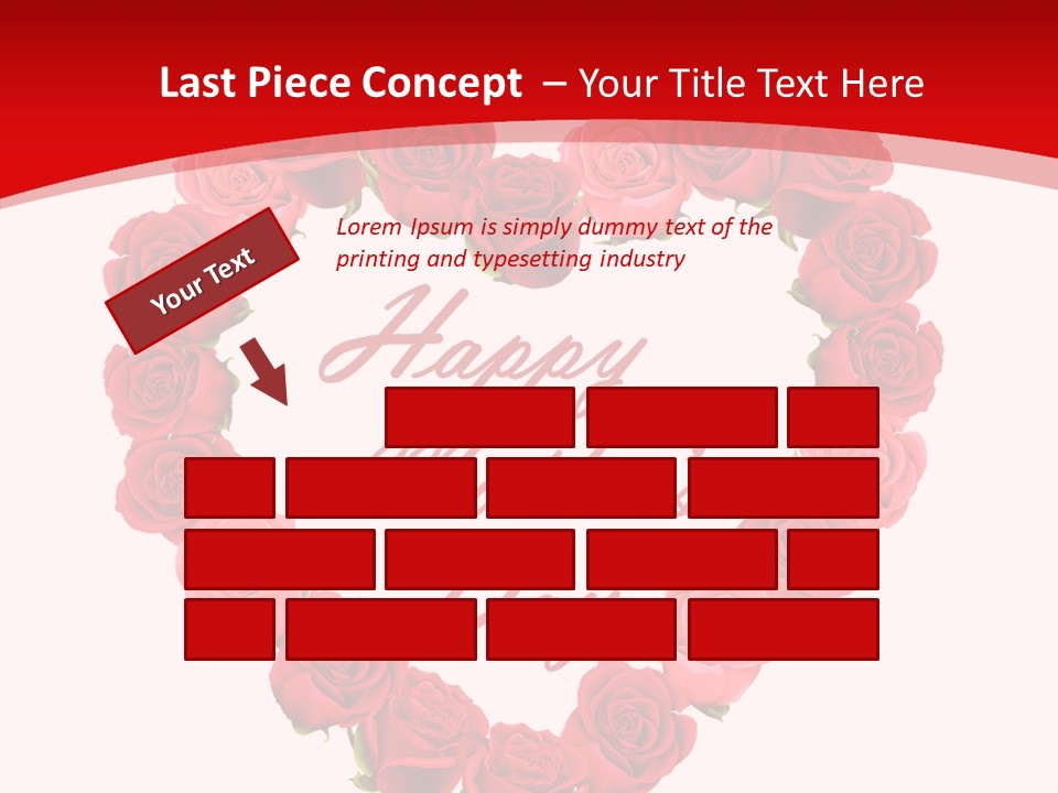 Schedule Rose Illustration PowerPoint Template