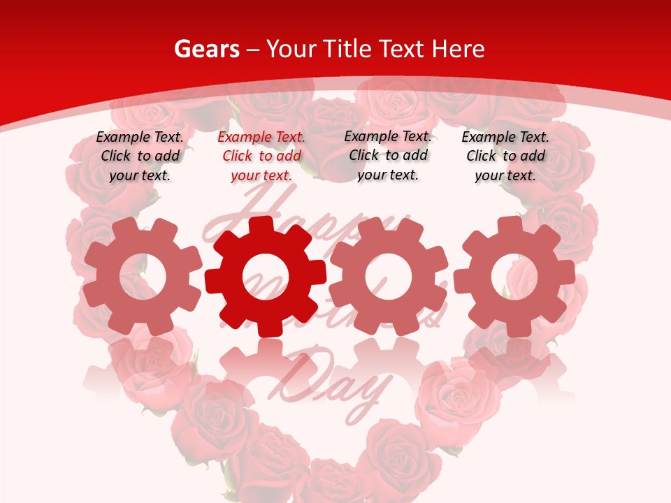 Schedule Rose Illustration PowerPoint Template