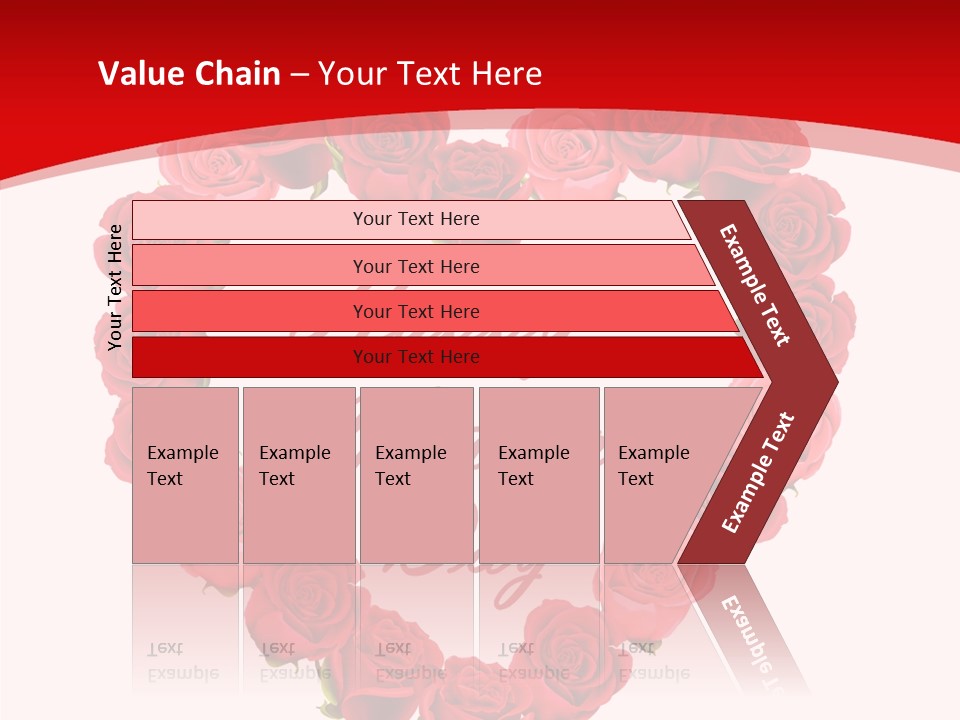 Schedule Rose Illustration PowerPoint Template