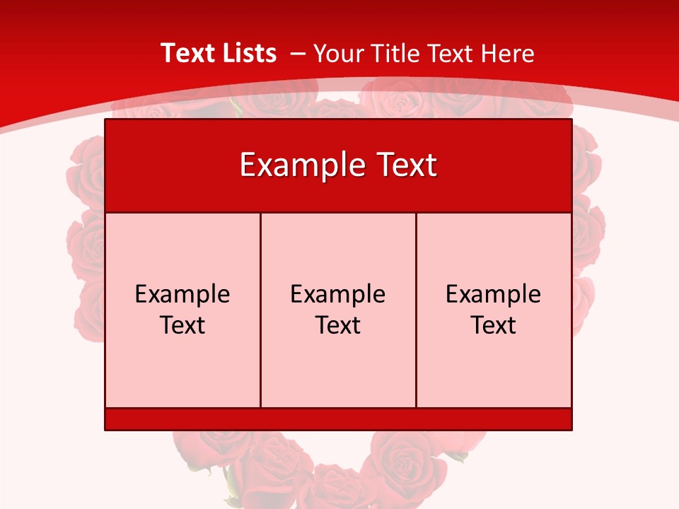 Schedule Rose Illustration PowerPoint Template