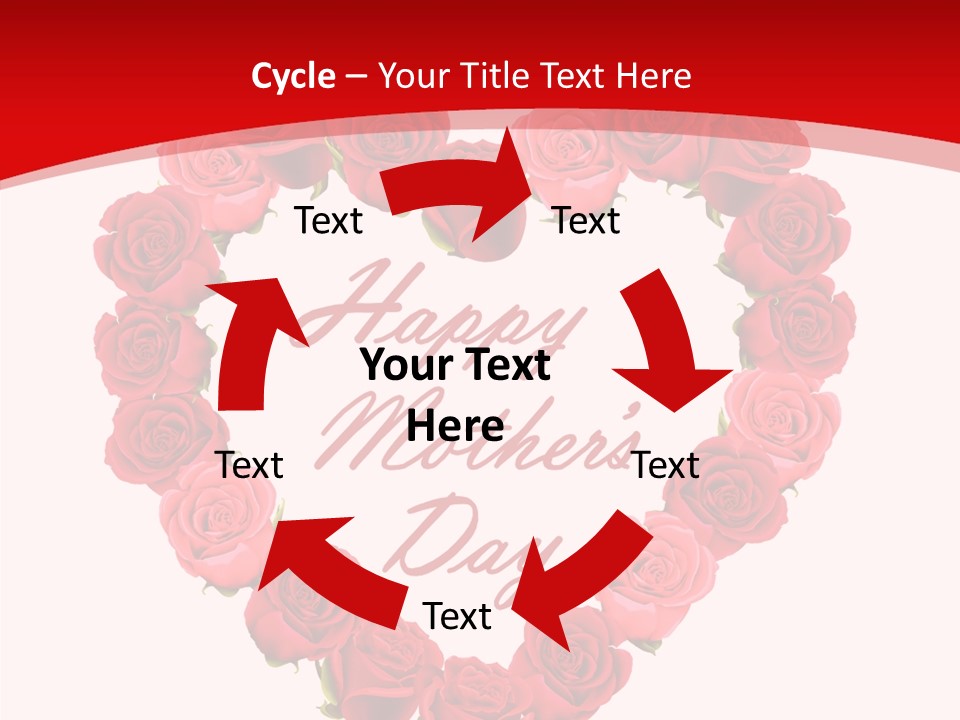 Schedule Rose Illustration PowerPoint Template