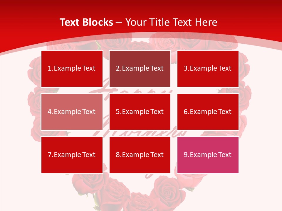 Schedule Rose Illustration PowerPoint Template