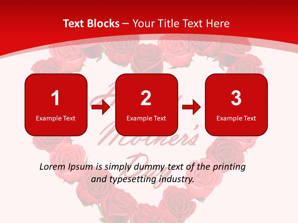 Schedule Rose Illustration PowerPoint Template