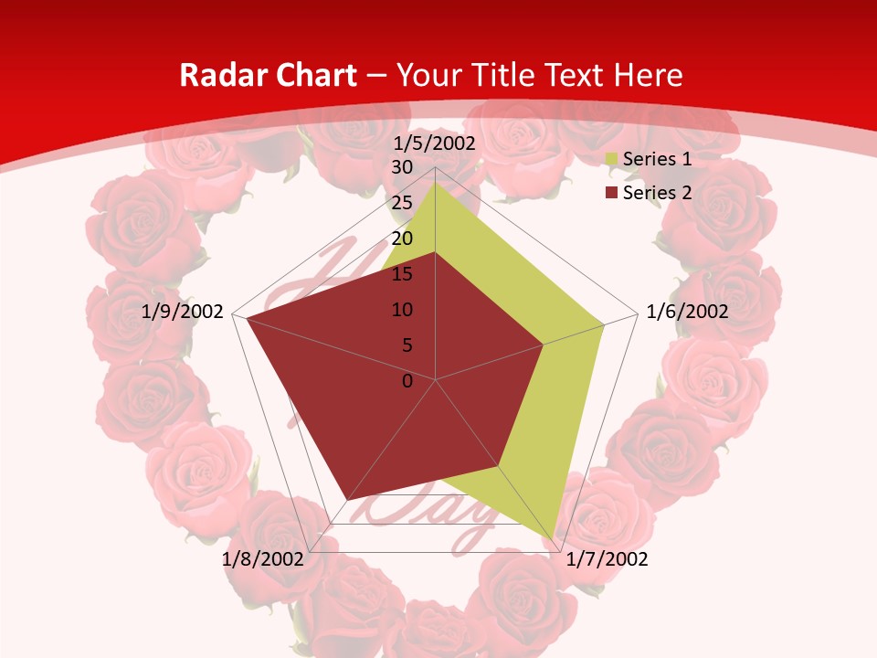 Schedule Rose Illustration PowerPoint Template