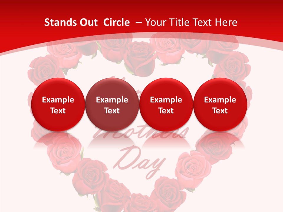 Schedule Rose Illustration PowerPoint Template