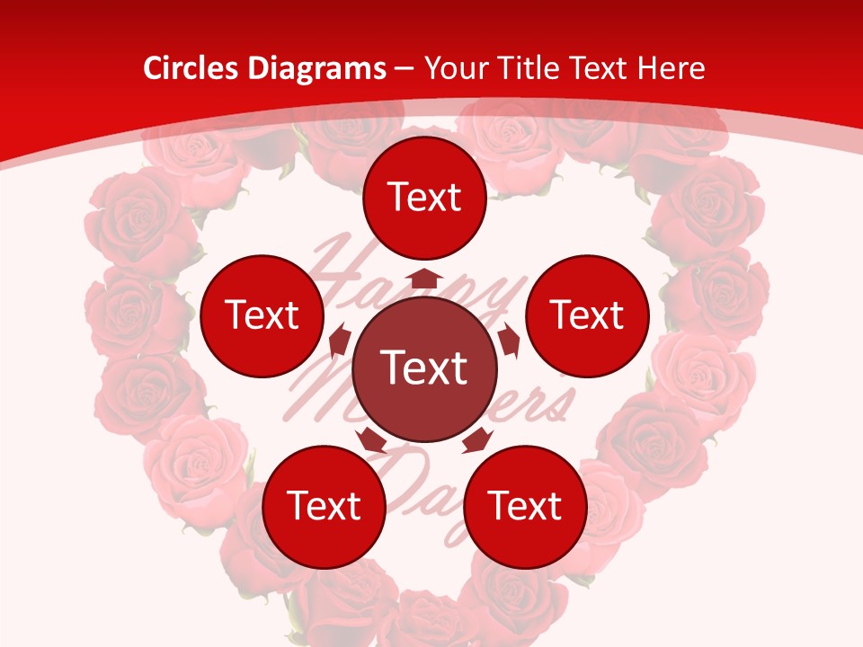 Schedule Rose Illustration PowerPoint Template