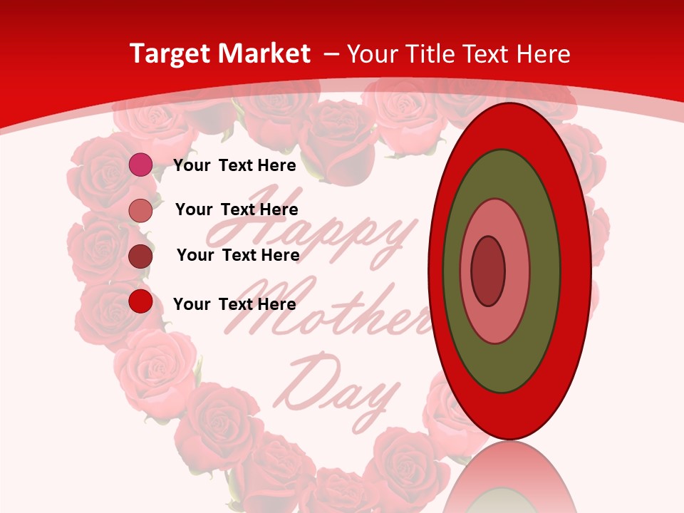 Schedule Rose Illustration PowerPoint Template