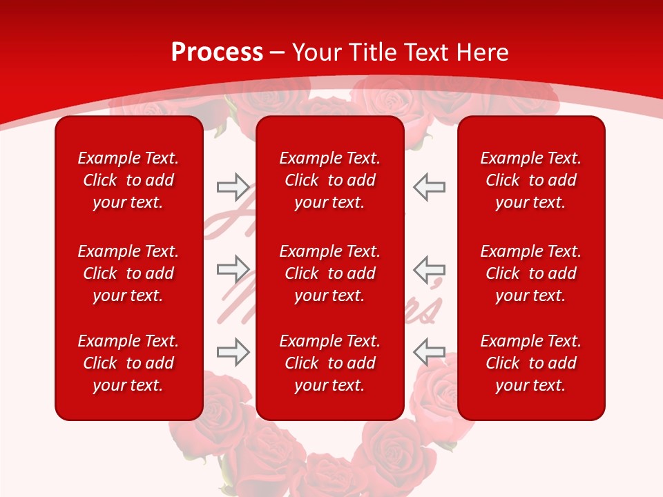 Schedule Rose Illustration PowerPoint Template