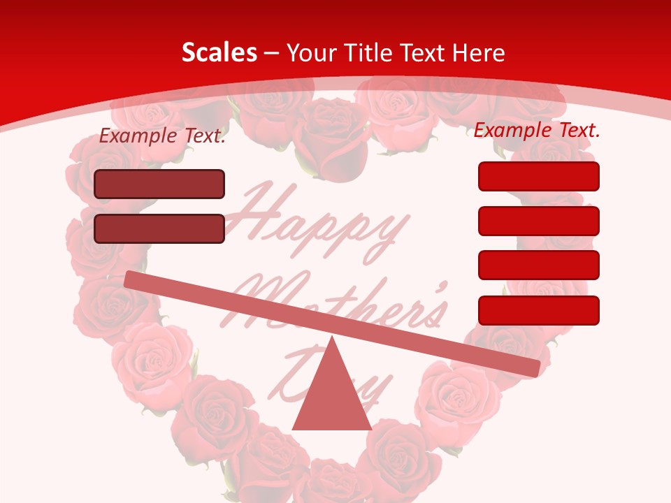 Schedule Rose Illustration PowerPoint Template