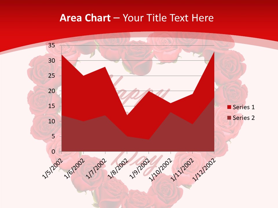 Schedule Rose Illustration PowerPoint Template