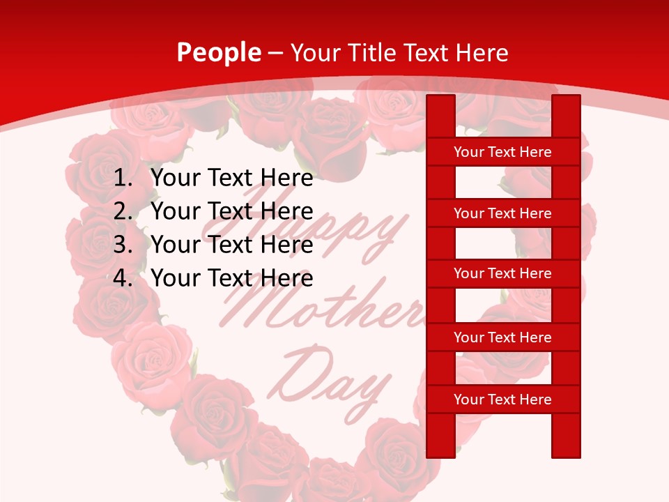 Schedule Rose Illustration PowerPoint Template