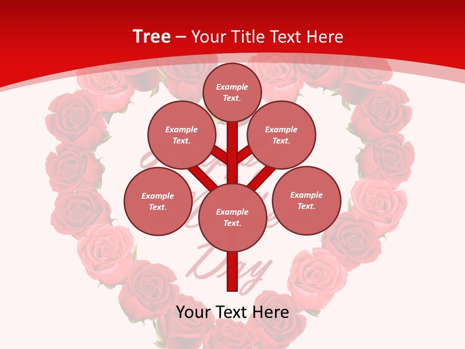 Schedule Rose Illustration PowerPoint Template