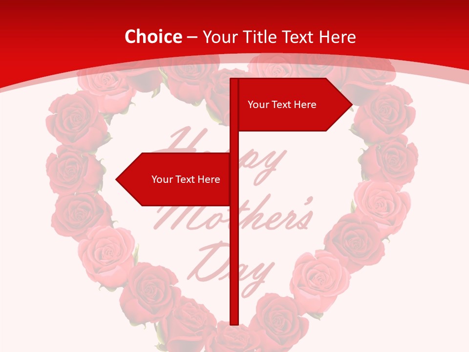 Schedule Rose Illustration PowerPoint Template