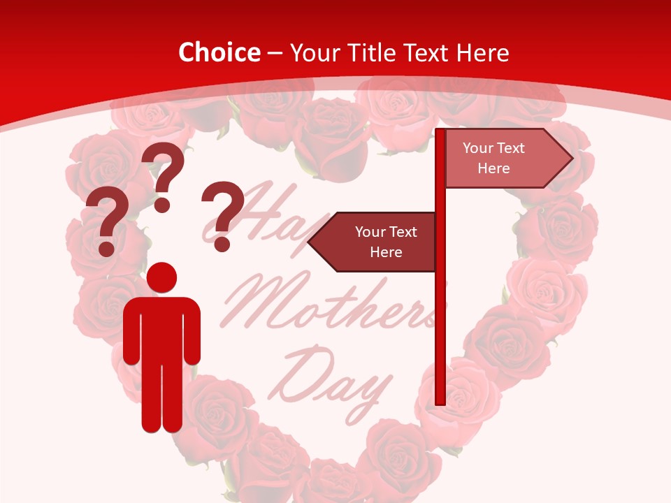 Schedule Rose Illustration PowerPoint Template