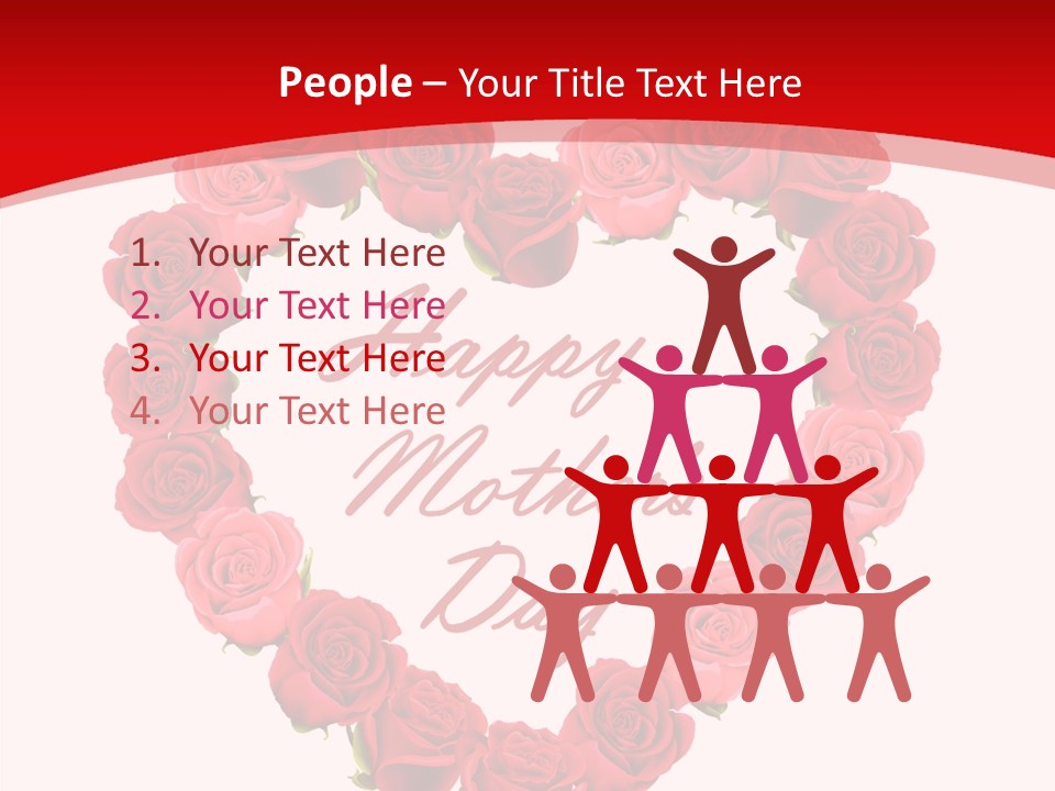 Schedule Rose Illustration PowerPoint Template