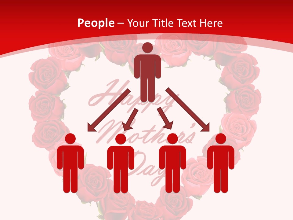 Schedule Rose Illustration PowerPoint Template