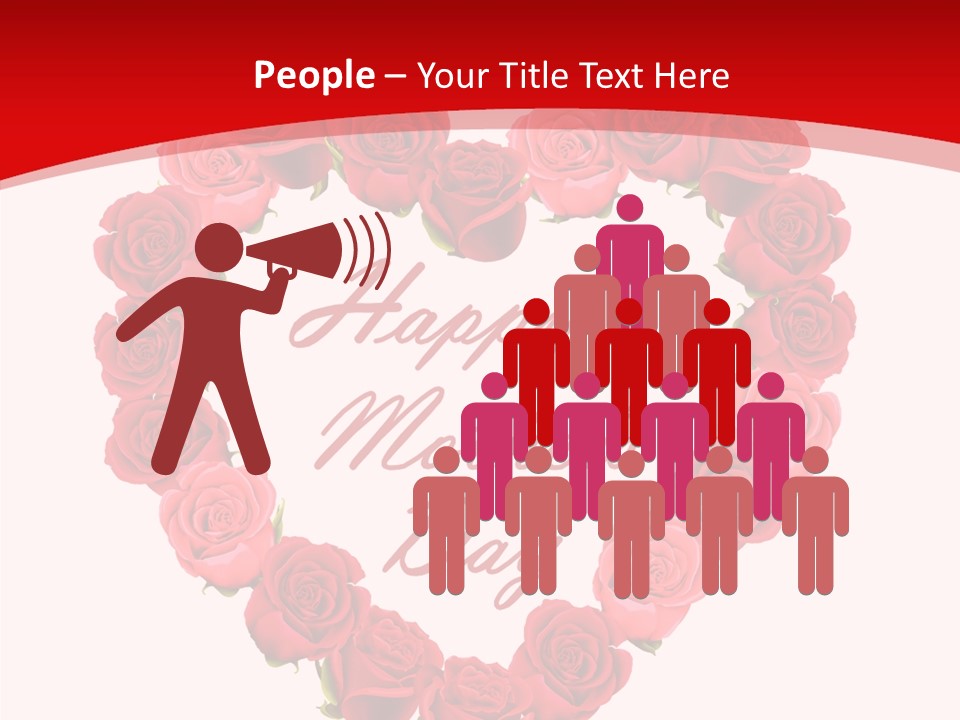 Schedule Rose Illustration PowerPoint Template