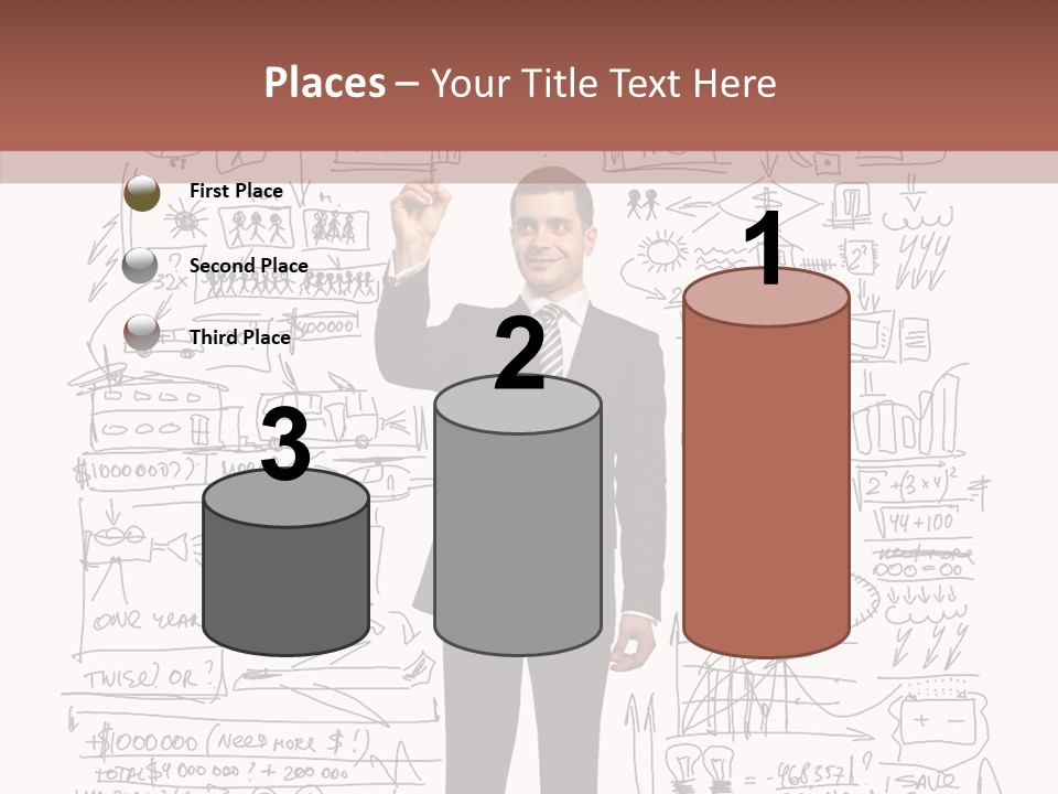 Background Message Sketch PowerPoint Template