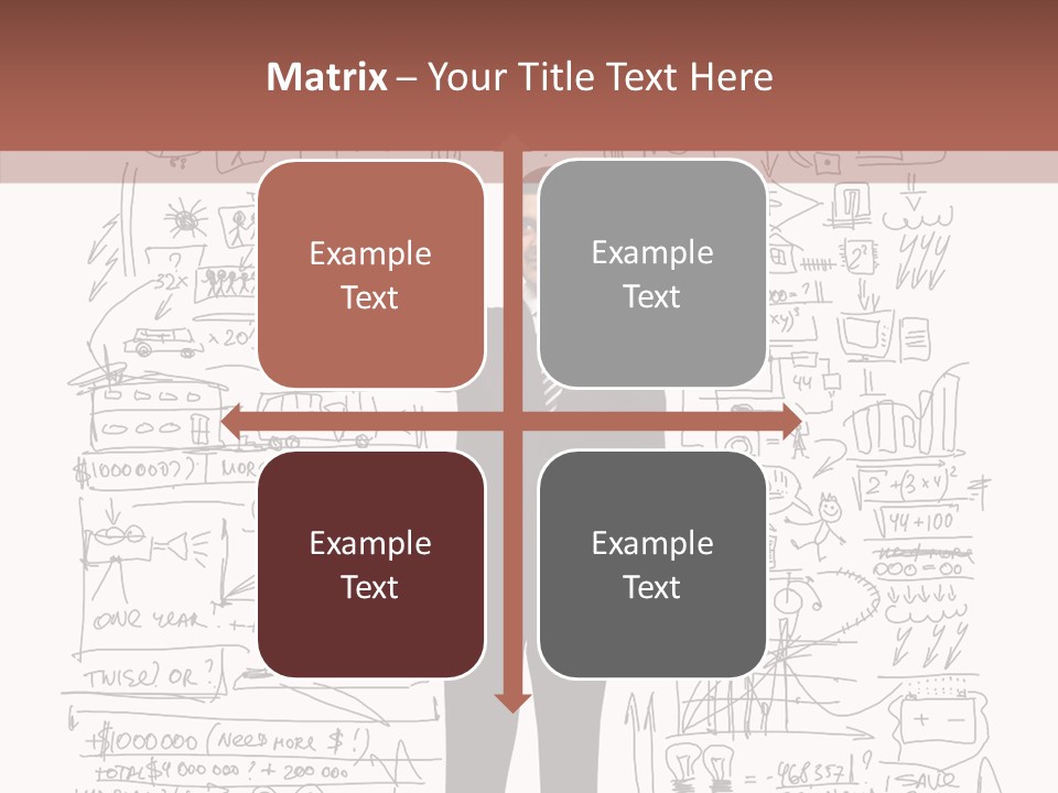 Background Message Sketch PowerPoint Template
