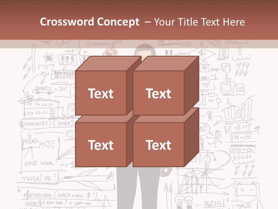 Background Message Sketch PowerPoint Template