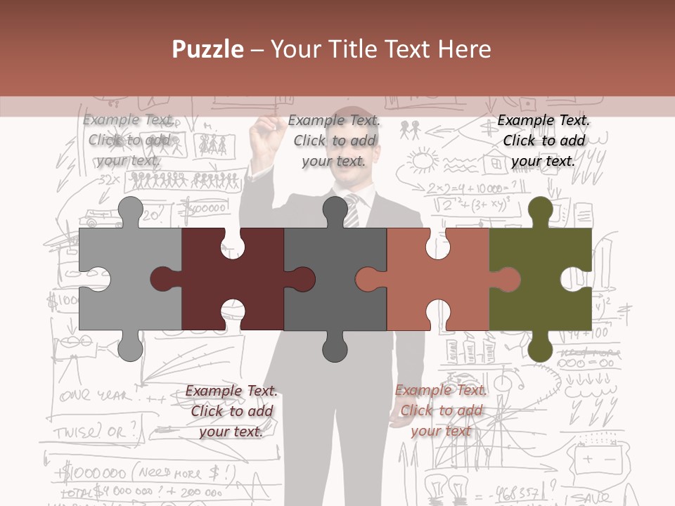 Background Message Sketch PowerPoint Template