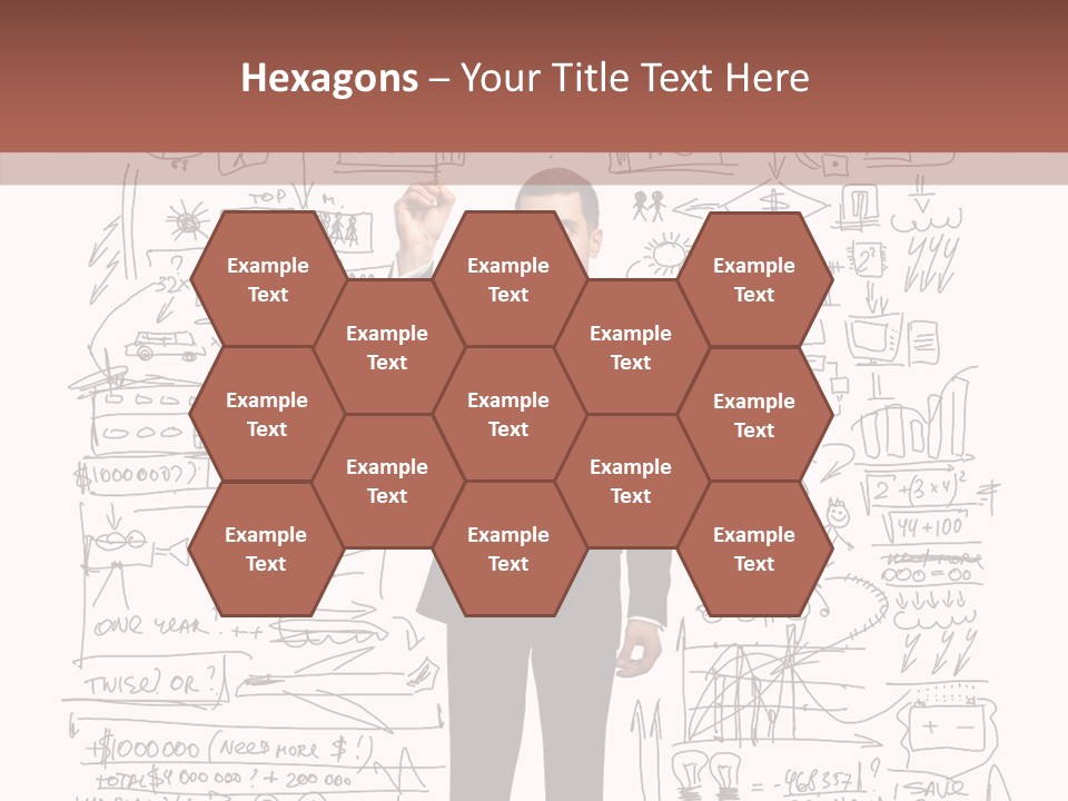 Background Message Sketch PowerPoint Template