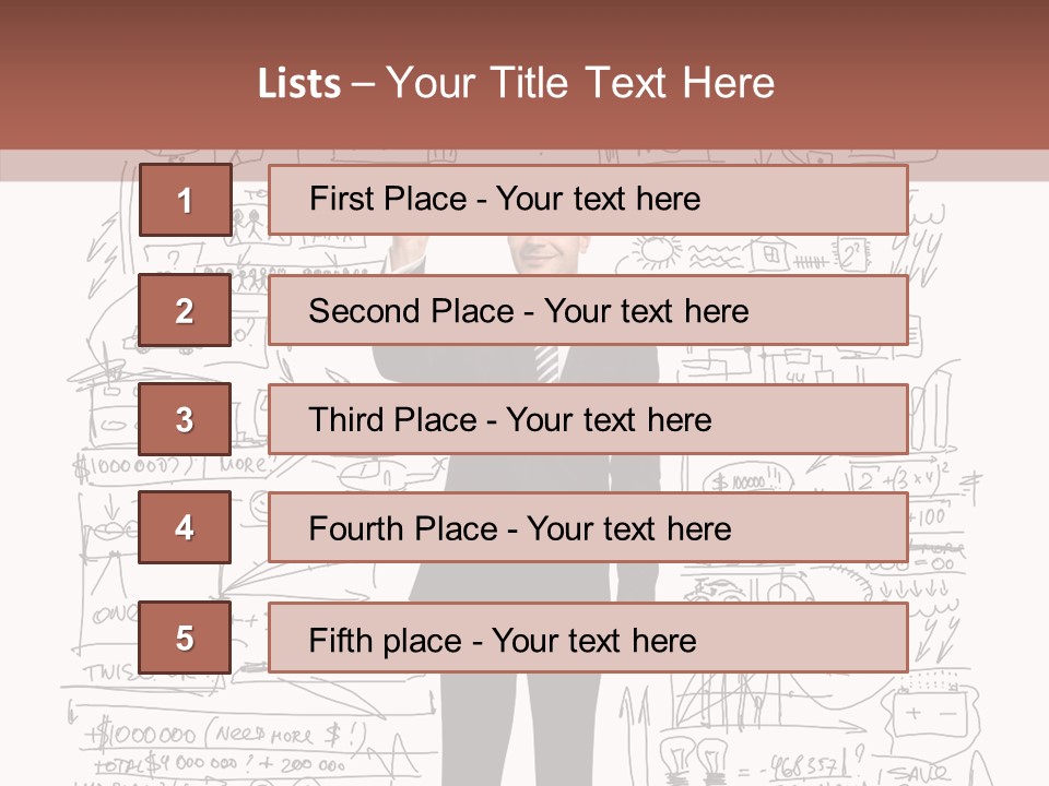 Background Message Sketch PowerPoint Template