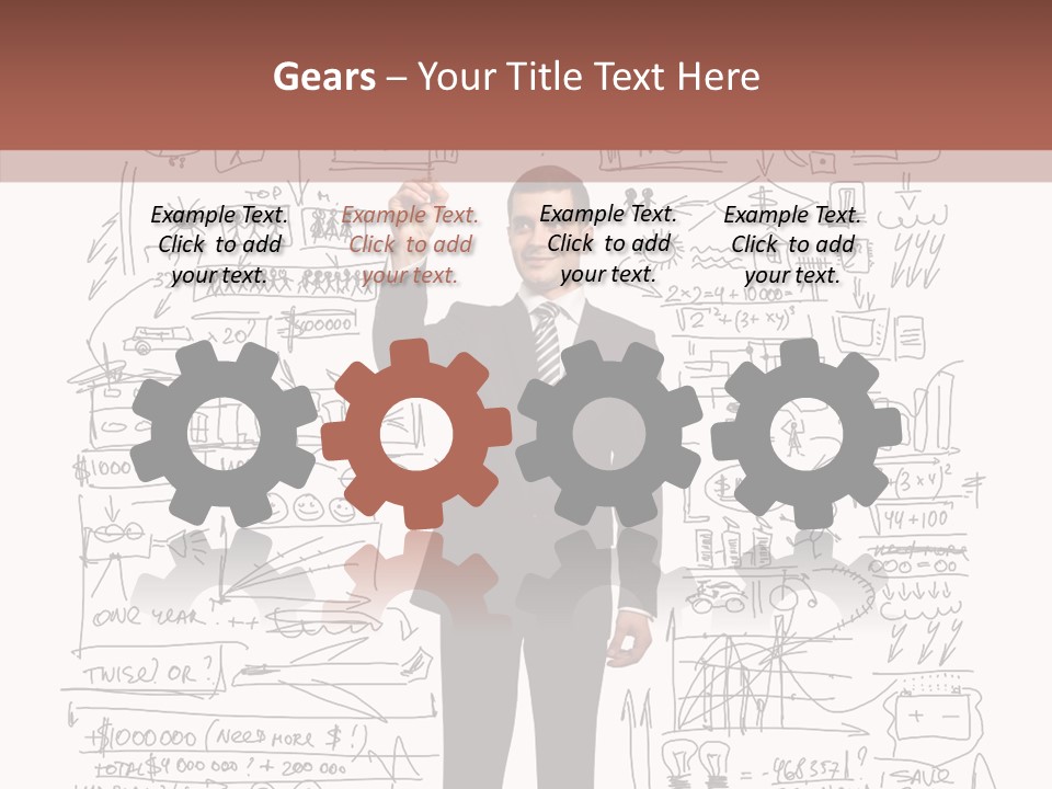 Background Message Sketch PowerPoint Template