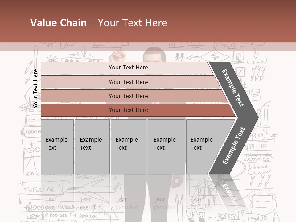 Background Message Sketch PowerPoint Template