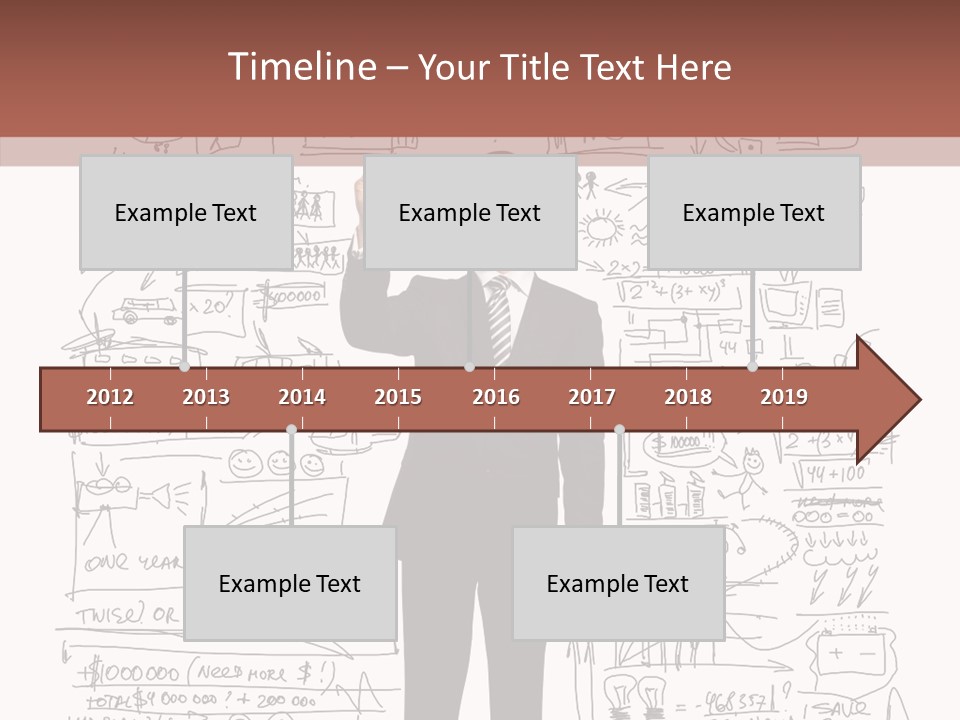 Background Message Sketch PowerPoint Template