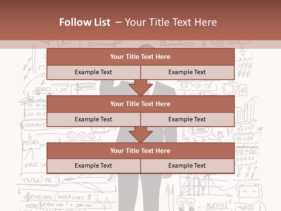 Background Message Sketch PowerPoint Template