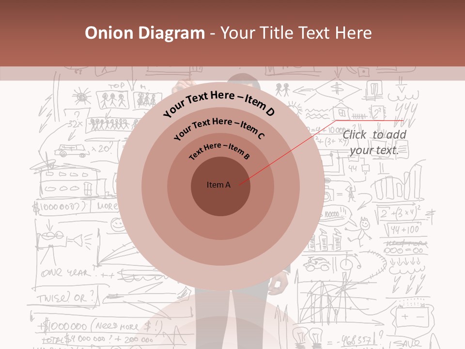 Background Message Sketch PowerPoint Template