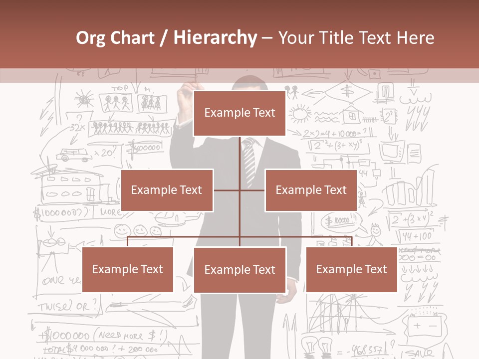 Background Message Sketch PowerPoint Template