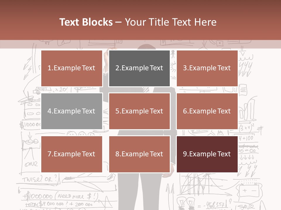 Background Message Sketch PowerPoint Template