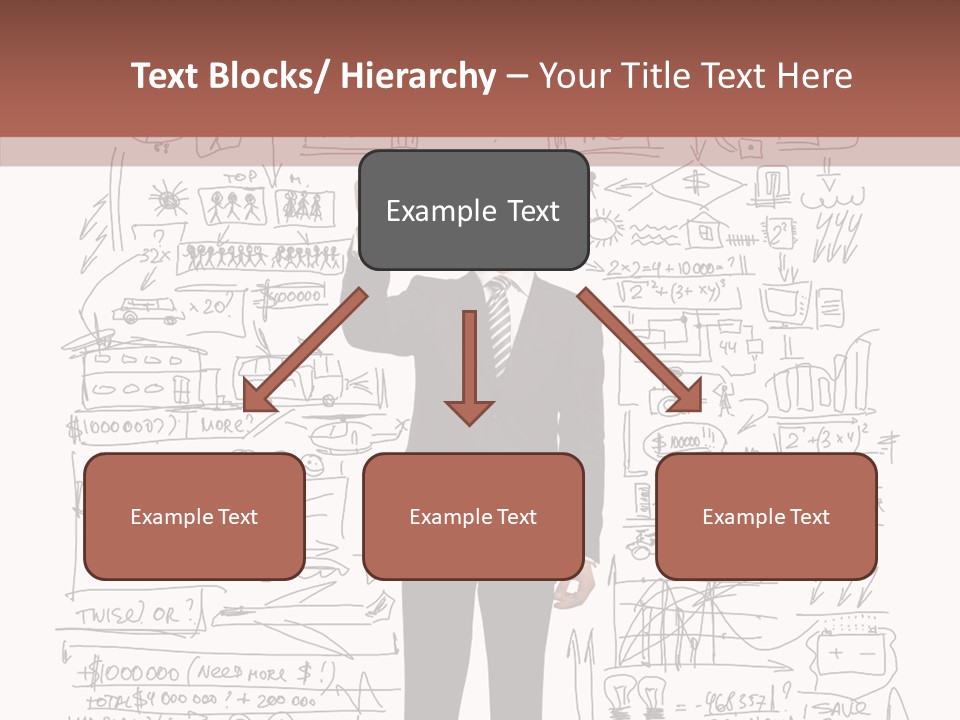 Background Message Sketch PowerPoint Template