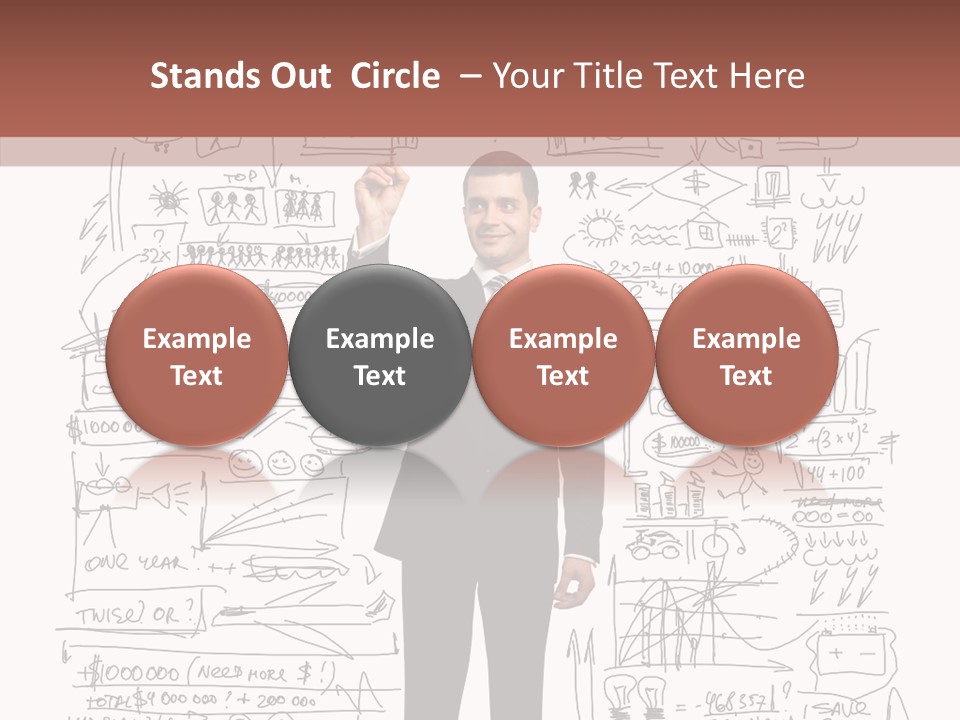 Background Message Sketch PowerPoint Template