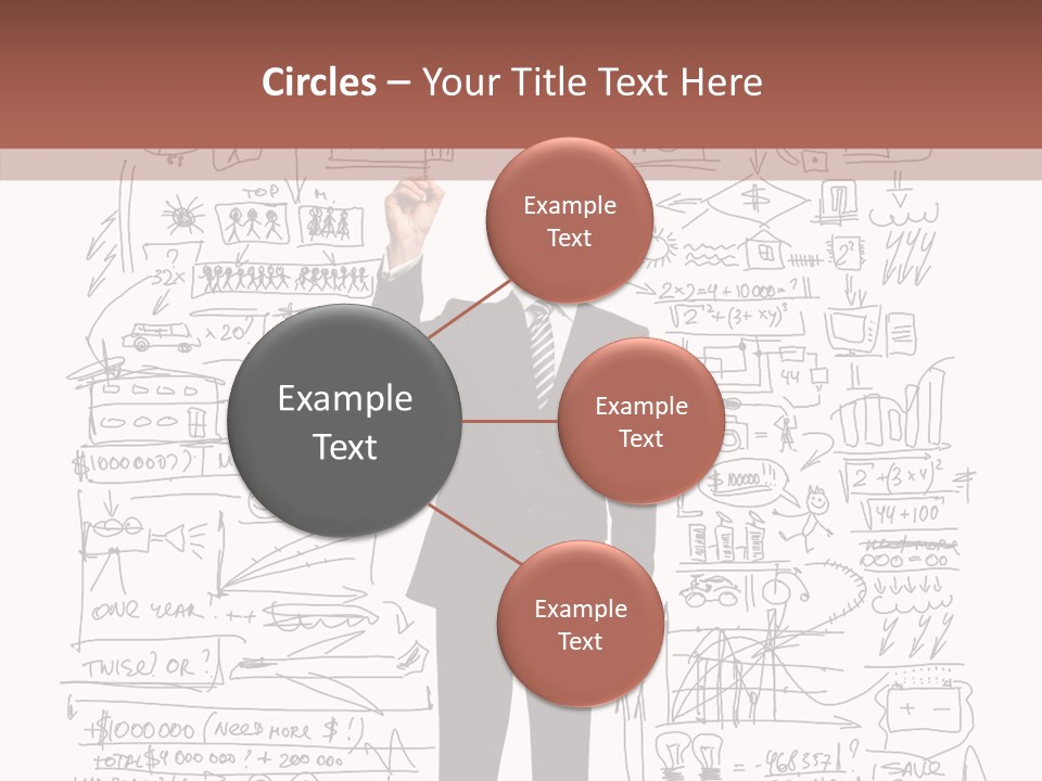 Background Message Sketch PowerPoint Template