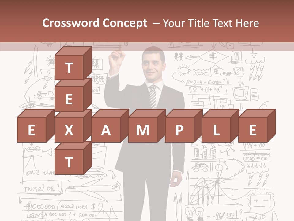 Background Message Sketch PowerPoint Template