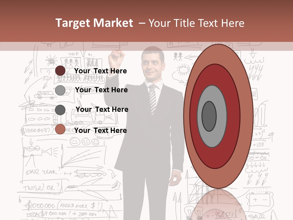 Background Message Sketch PowerPoint Template